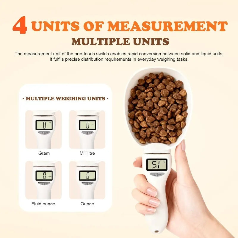 Smart Pet Food Measuring Scoop